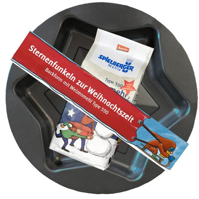 Produktfoto zu Sternbackform mit Weizenmehl 550 von Spielberger