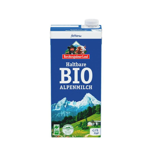 Produktfoto zu H-Alpenmilch, 1,5% von Berchtesgadener Land