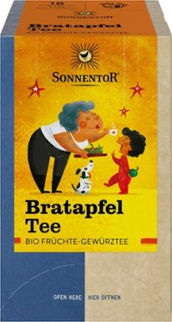 Produktfoto zu Bratapfeltee im Teebeutel von Sonnentor