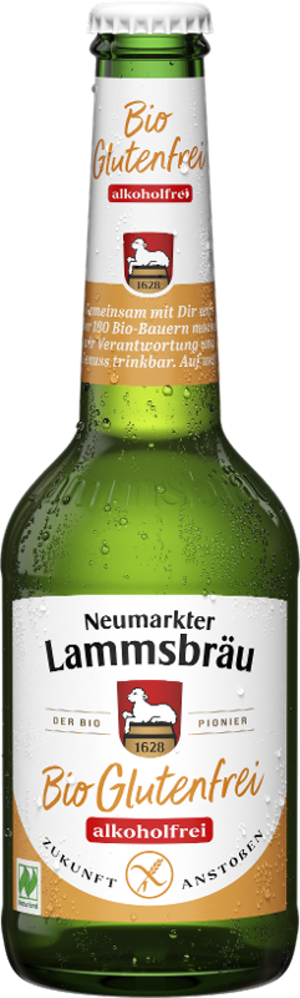 Produktfoto zu 10er Kasten Lammsbräu alkohol- und glutenfrei