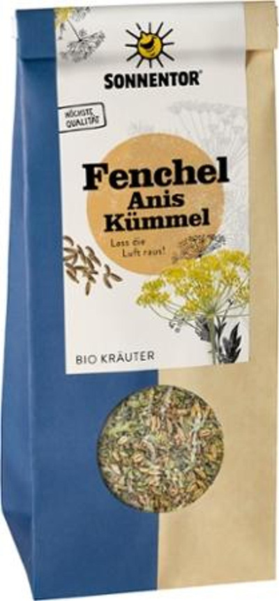 Produktfoto zu Fenchel Anis Kümmel Tee, lose von LEBENSBAUM