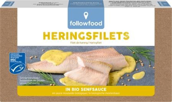 Produktfoto zu Herings Filets in Senfsauce von followfood