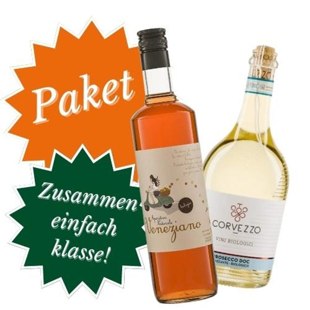 Veneziano Aperitivo und Prosecco Corvezzo