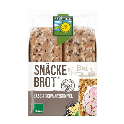 Produktfoto zu Schwarzkümmel Käse Snäckebrot von Bohlsener Mühle