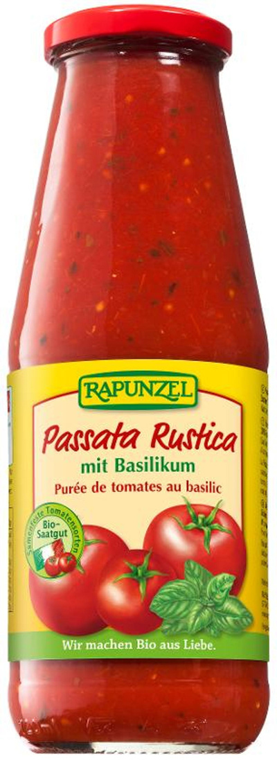Produktfoto zu Passata Rustica mit Basilikum von Rapunzel
