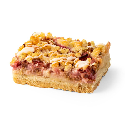 Produktfoto zu Dinkel-Rhababer-Streuselkuchen