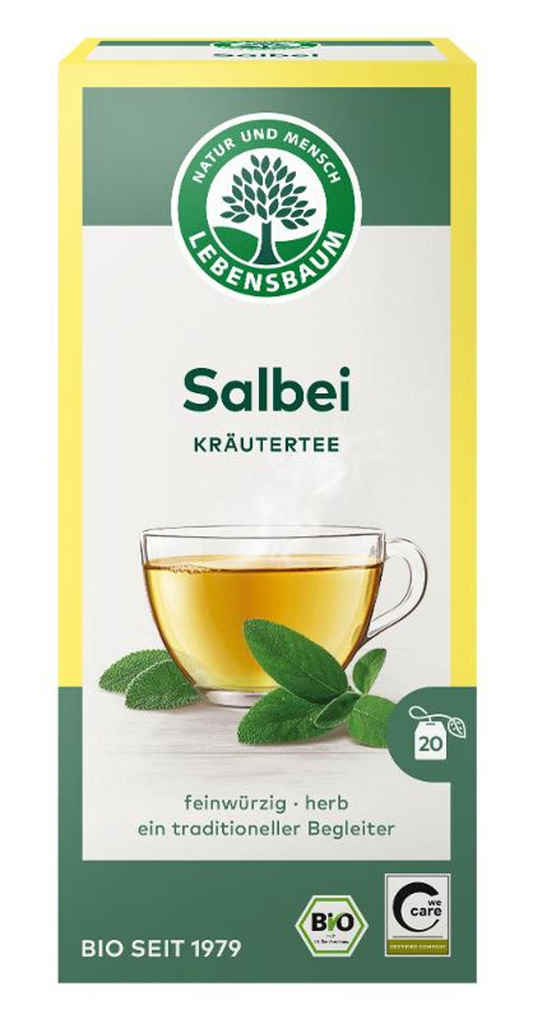 Produktfoto zu Salbeitee im Teebeutel von Lebensbaum