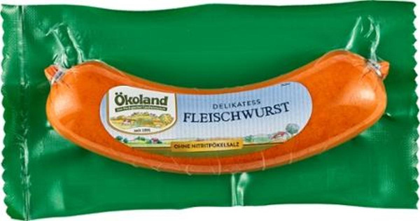 Produktfoto zu Delikatess-Fleischwurst von Ökoland