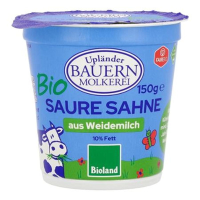 Produktfoto zu Saure Sahne 10% von Upländer