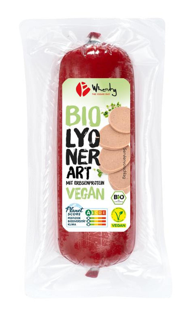 Produktfoto zu Vegane Rolle Lyoner Art von Wheaty