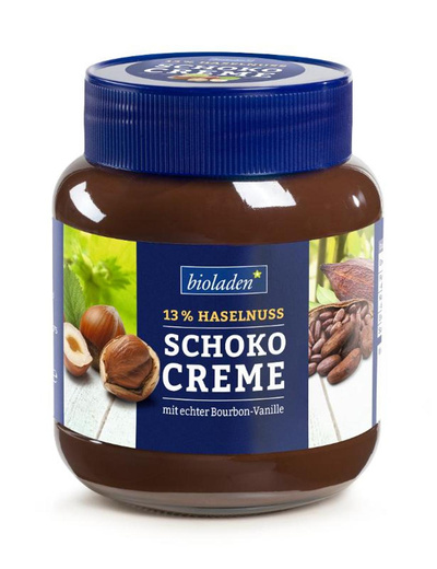 Produktfoto zu Haselnuss Schokocreme 13% von bioladen