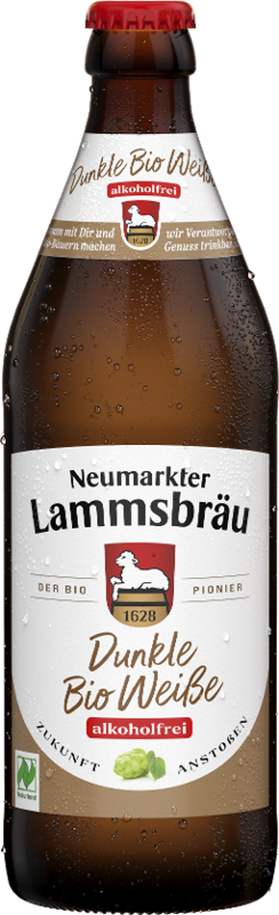 Produktfoto zu 10er Kasten Lammsbräu Dunkle Weisse, alkoholfrei