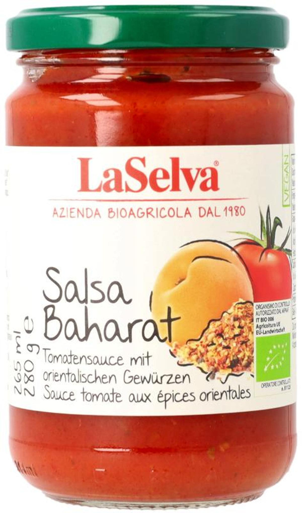 Produktfoto zu Salsa Baharat Tomatensauce mit orientalischen Gewürzen