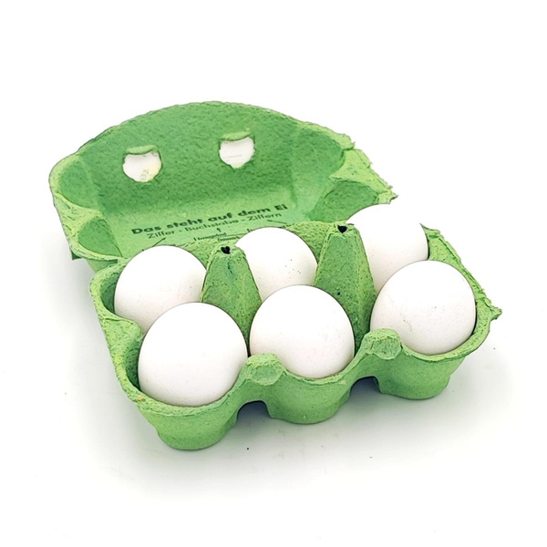 Produktfoto zu 6 weiße Eier zum Färben