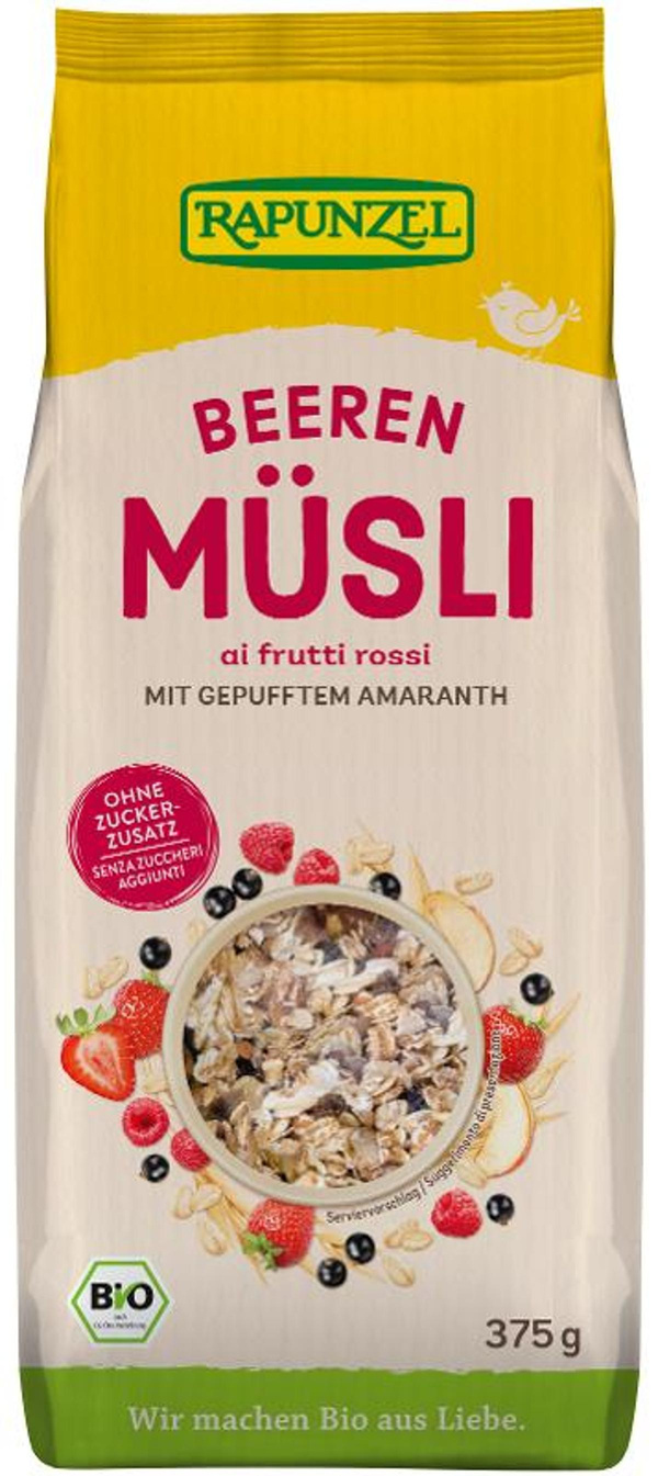 Produktfoto zu Beeren Müsli von Rapunzel