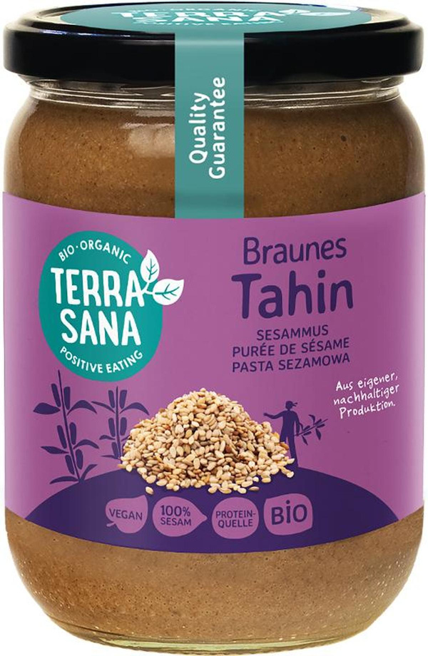 Produktfoto zu Tahin braun ohne Salz von TerraSana