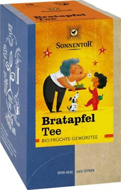 Produktfoto zu Bratapfeltee im Teebeutel von Sonnentor