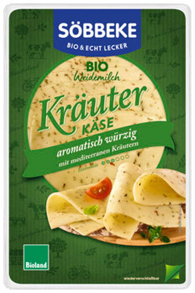Produktfoto zu Mediterraneo Käse in Scheiben von Söbbeke