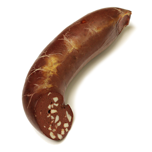 Produktfoto zu Blutwurst am Stück, ca. 150g von Fleischerei Burchhardt