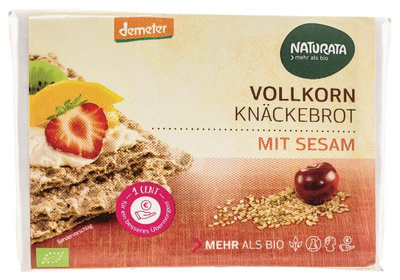 Produktfoto zu Sesam-Vollkorn-Knäckebrot von Naturata