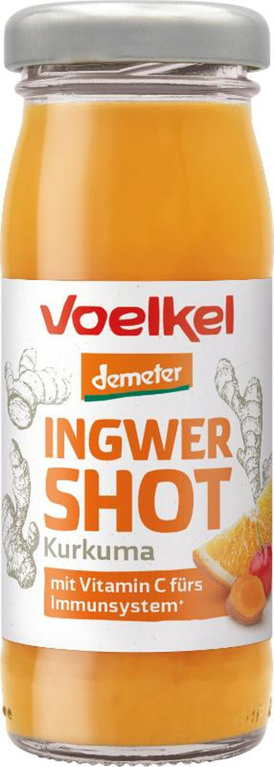 Produktfoto zu Shot Ingwer & Kurkuma von Voelkel