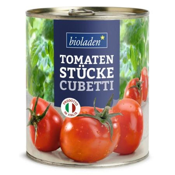 Produktfoto zu Cubetti Tomatenstücke in der Vorratsgröße von bioladen