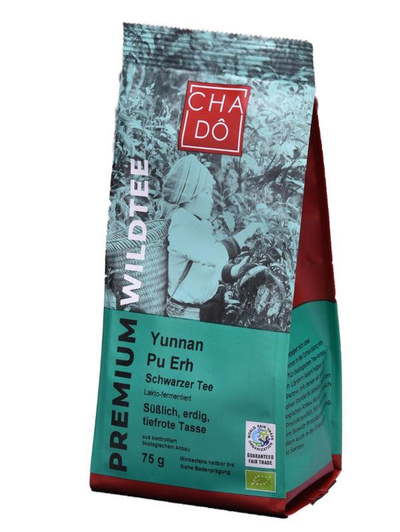 Produktfoto zu Yunnan Premium Pu Erh Wildtee von Cha Dô