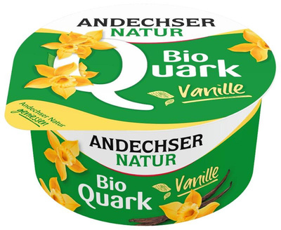 Produktfoto zu Fruchtquark Vanille von Andechser