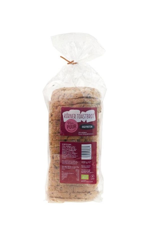 Produktfoto zu Körner Toastbrot von Nur Puur