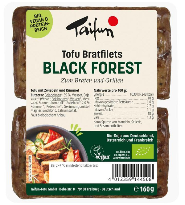 Produktfoto zu Bratfilets Black Forest von Taifun