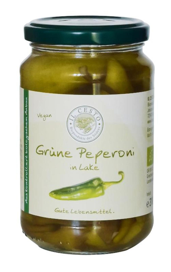 Produktfoto zu Grüne Peperoni in Lake von Il Cesto