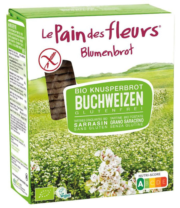 Produktfoto zu Blumenbrot Buchweizen glutenfrei von Le Pain des Fleur