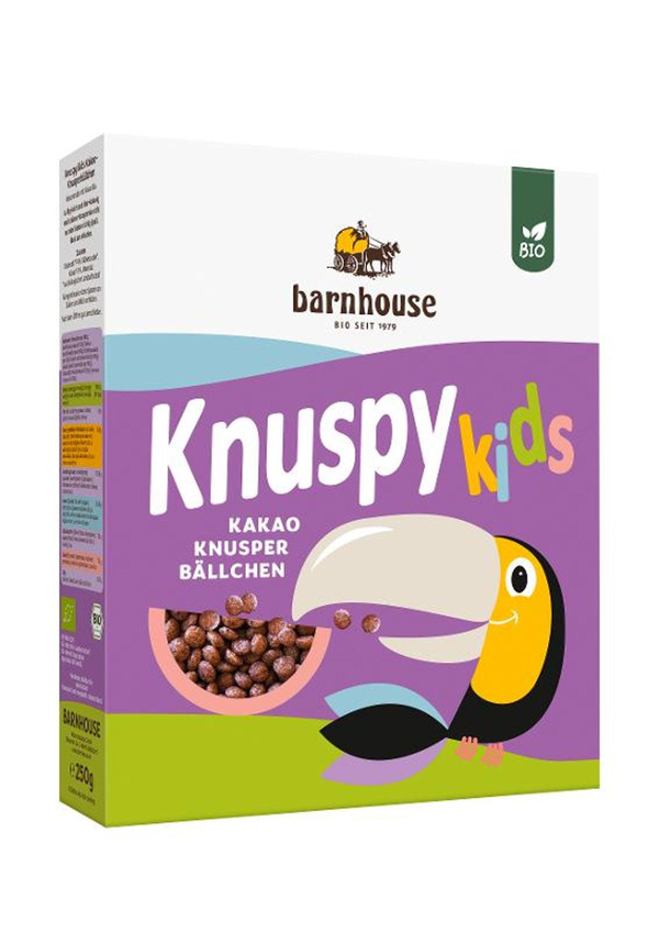 Produktfoto zu Knuspy Kids Kakao Knusperbällchen von Barnhouse
