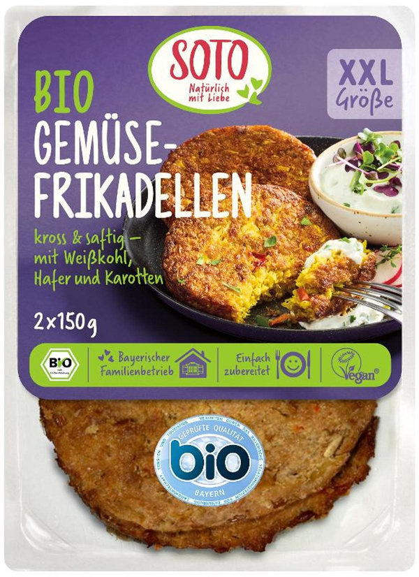Produktfoto zu Gemüsefrikadellen von Soto
