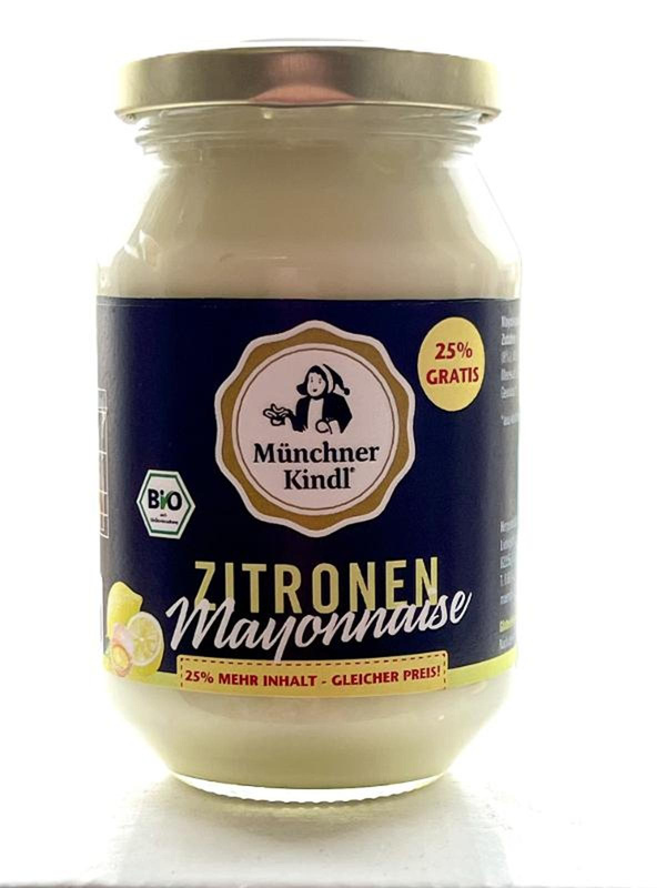 Produktfoto zu Zitronen Mayonnaise von Münchner Kindl