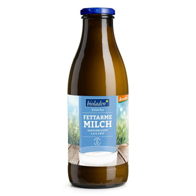 Produktfoto zu fettarme Milch, Flasche 1,5% von bioladen