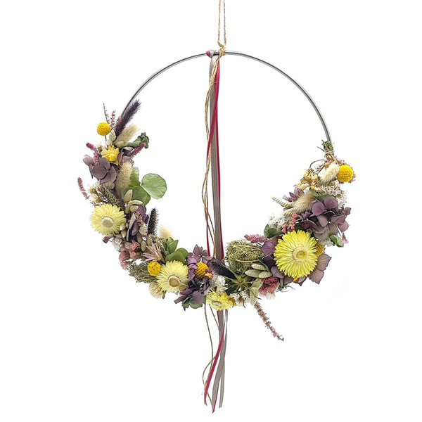 Produktfoto zu Trockenblumenkranz klein vom Klosterberghof