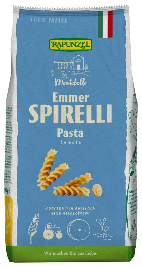 Produktfoto zu Emmer-Spirelli Semola von Rapunzel