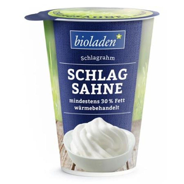 Produktfoto zu Schlagsahne 30% im Becher von bioladen