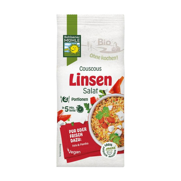 Produktfoto zu Linsen - Couscous Salat von Bohlsener Mühle