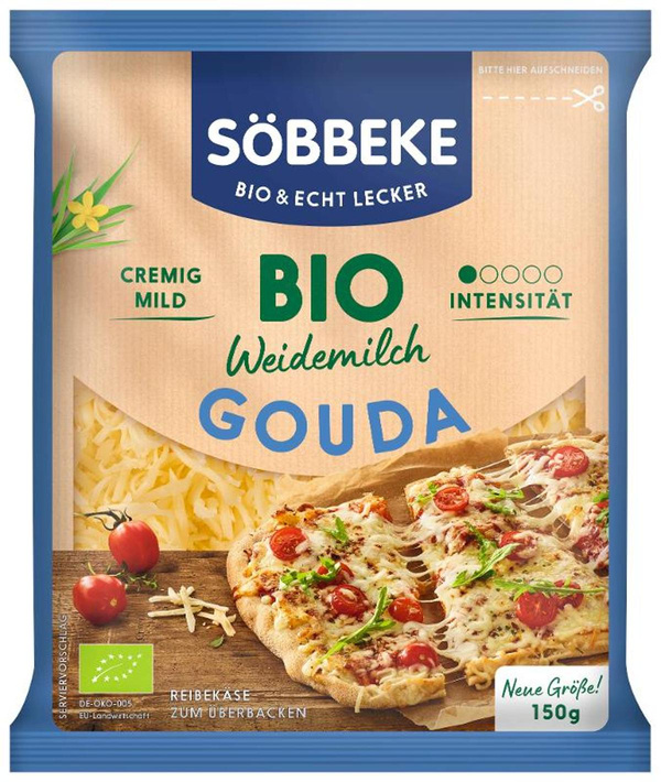 Produktfoto zu Gouda, gerieben von Söbbeke