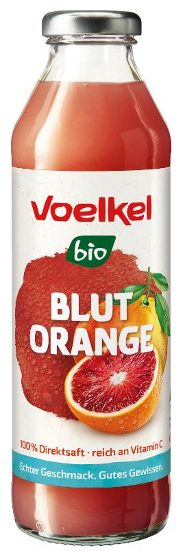 Produktfoto zu 8er Kasten Frischer Blutorangensaft von Voelkel