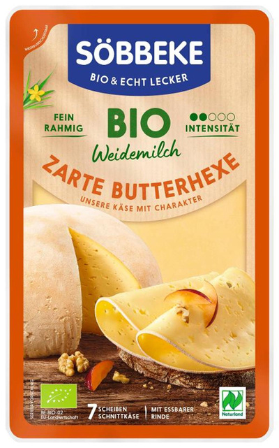Produktfoto zu Zarte Butterhexe Käsescheiben von Söbbeke