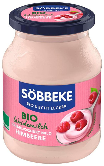 Produktfoto zu Joghurt Himbeere, 7,5% von Söbbeke