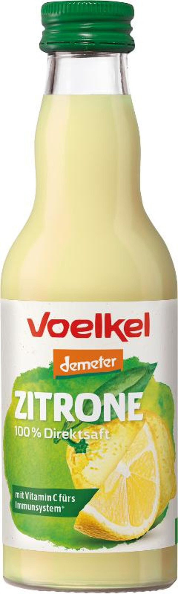 Produktfoto zu Zitronensaft, kleine Flasche von Voelkel