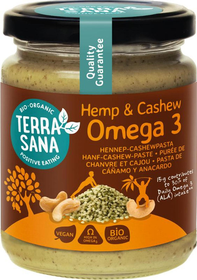 Produktfoto zu Omega 3 Hanf-Cashewmus fein von TerraSana