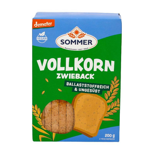 Produktfoto zu Vollkorn Zwieback von Sommer