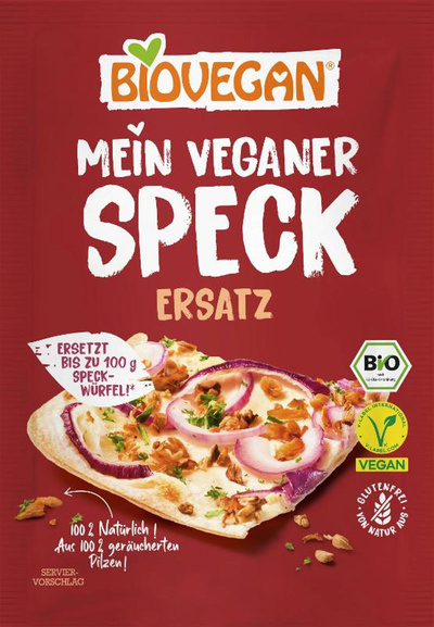 Produktfoto zu Veganer Speckersatz von Biovegan