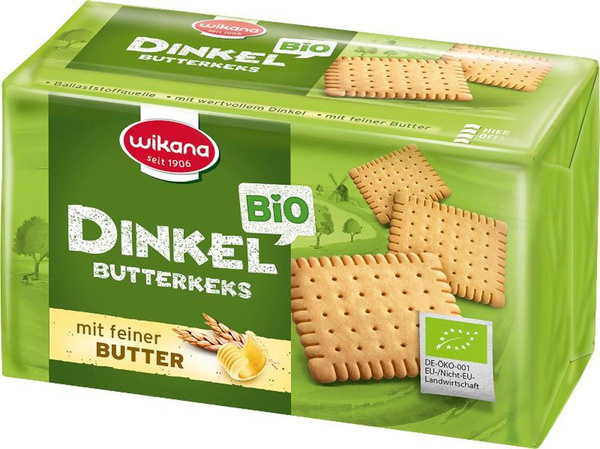 Produktfoto zu Dinkel Butterkeks von Wikana