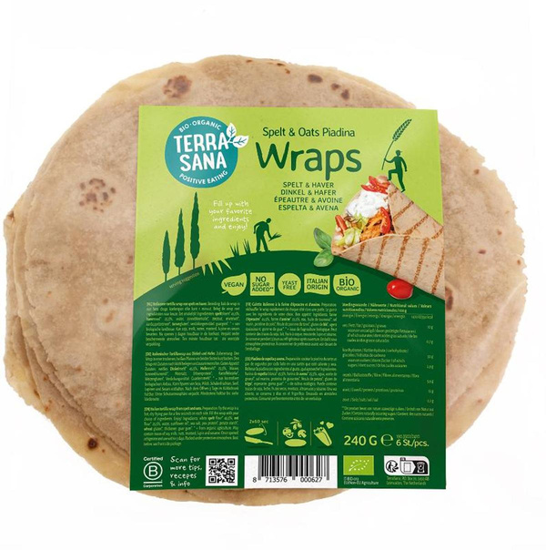Produktfoto zu Wrap Piadina Dinkel Hafer
